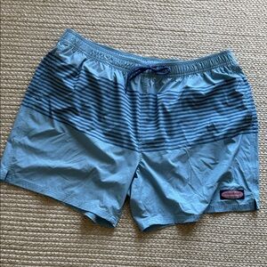 Vineyard Vines Blue Gradient Swim Trunks